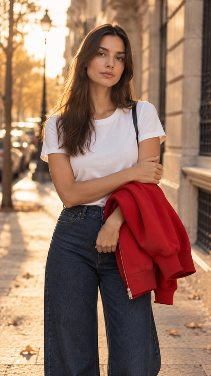 Chaqueta Bomber Roja