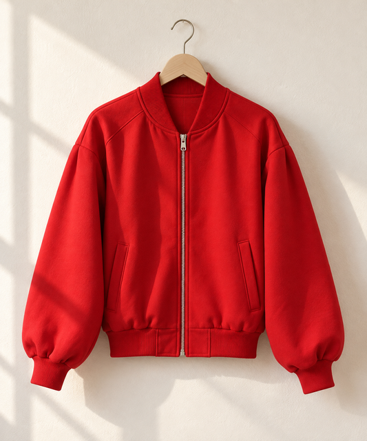 Chaqueta Bomber Roja