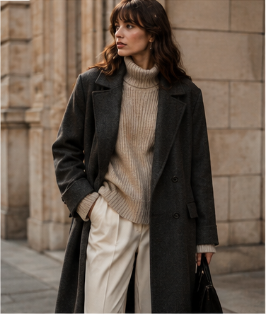 Abrigos & jerséis — colección Angela Rozas